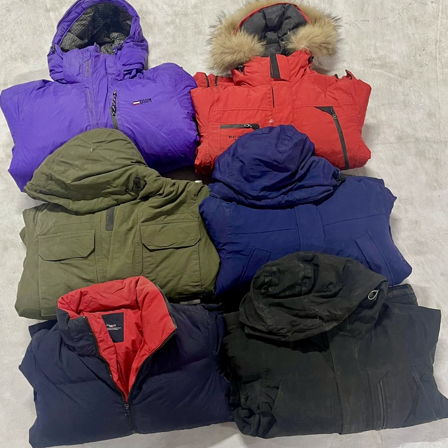Branded Polham Puffer Jackets - 6 Pieces