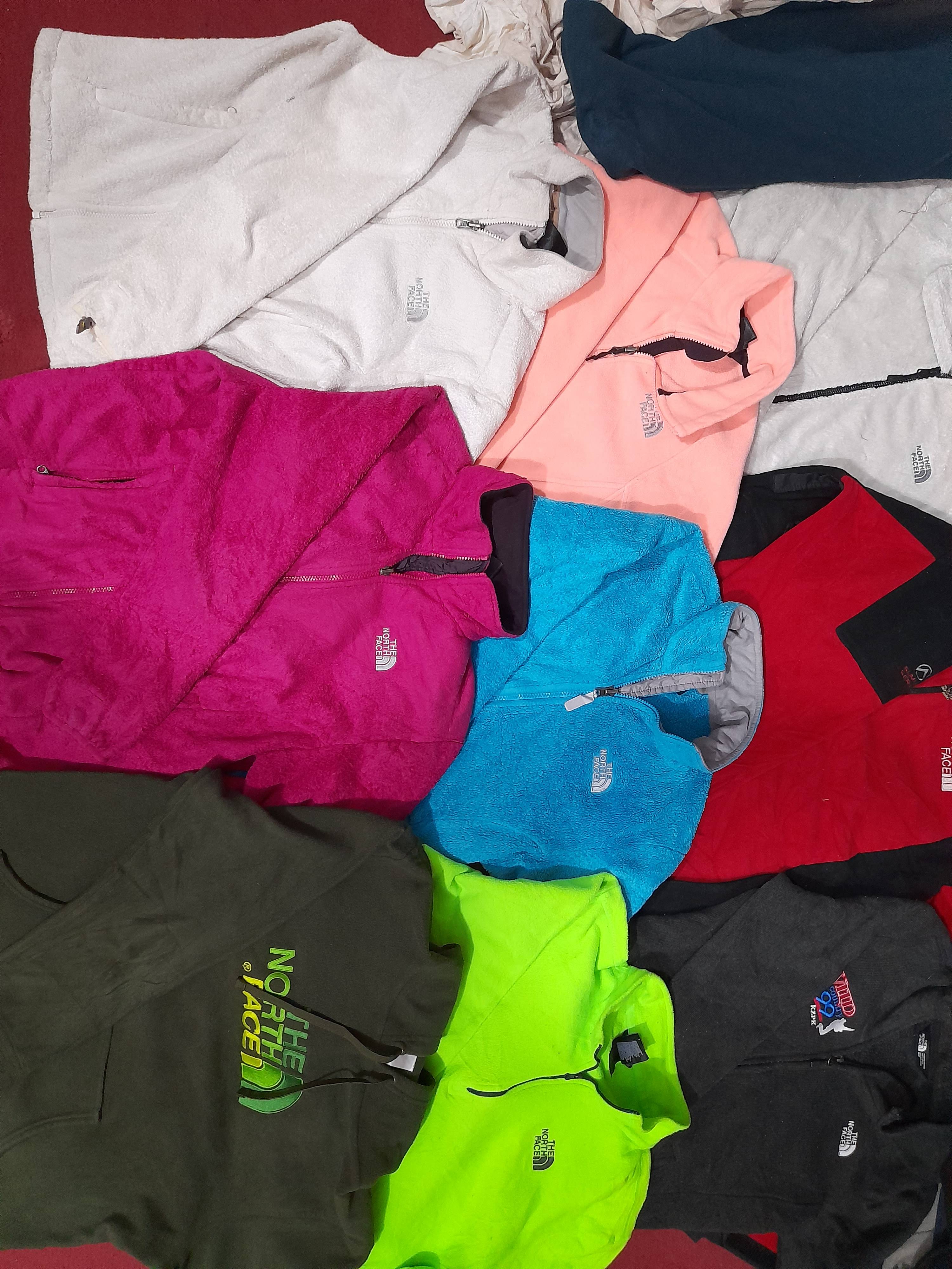 TNF fleece jackets 30 pieces