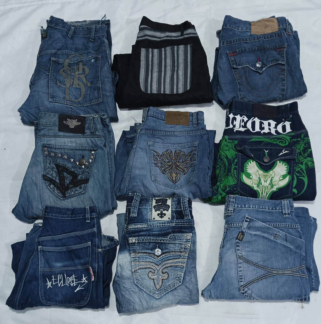 haze society デニム　HIP HOP FUBU South pole Hip-hop jeans fubu rocawear, rockrivival South Pole 24