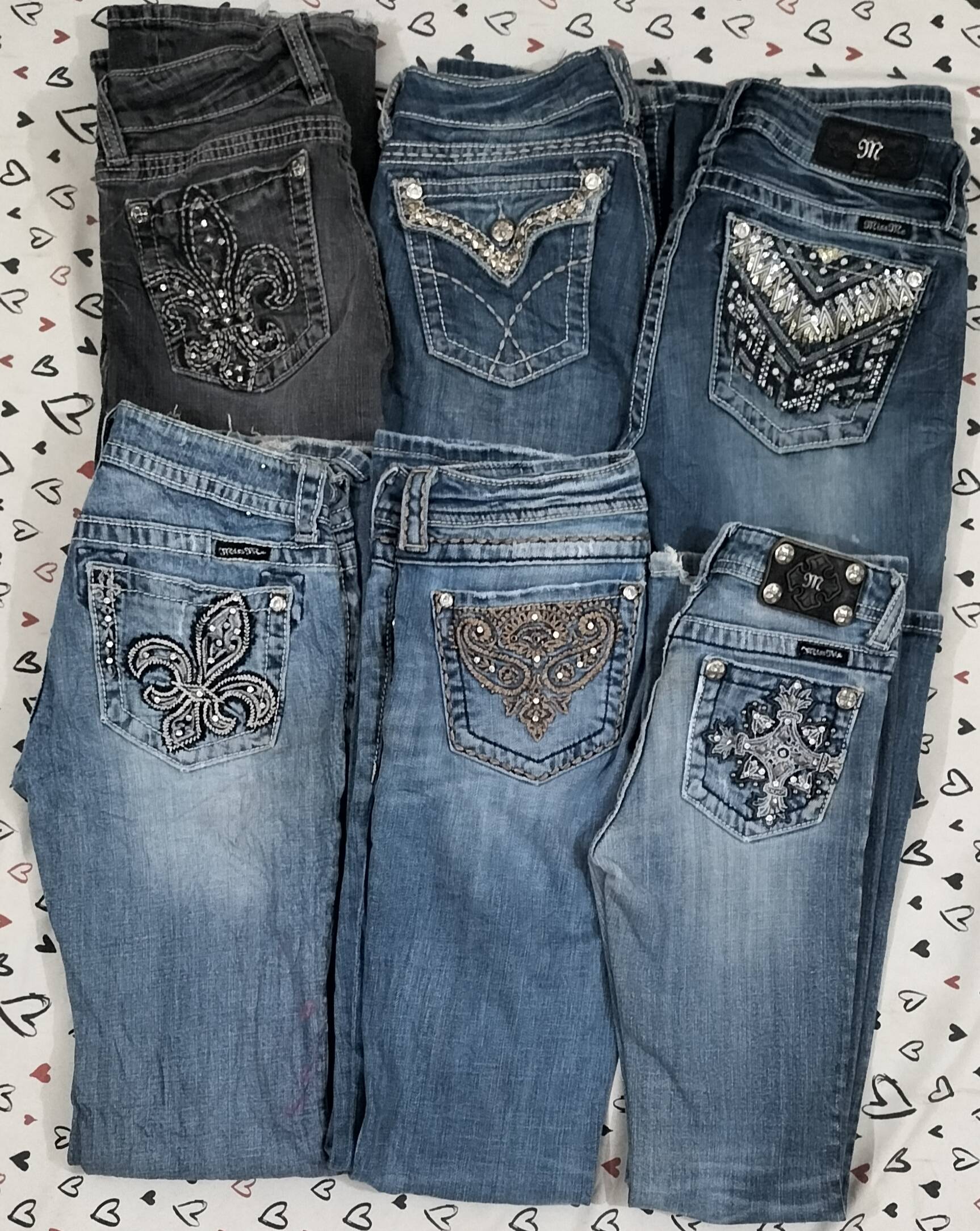 HD Mandy Moore Era Y2K Premium Miss Me Jeans - 25 pcs