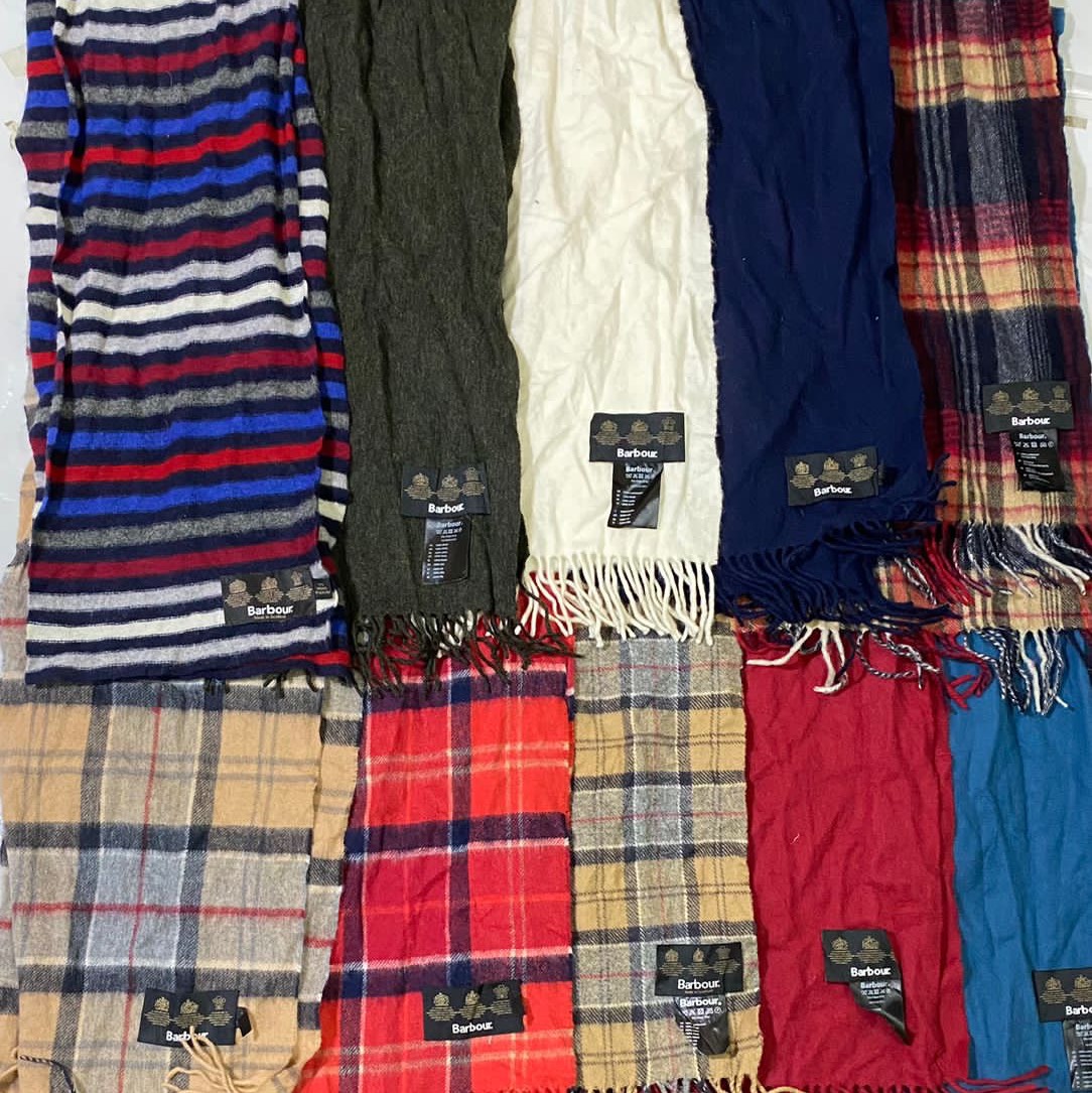 Barbour Designer Scarves/Mufflers 45 Pcs
