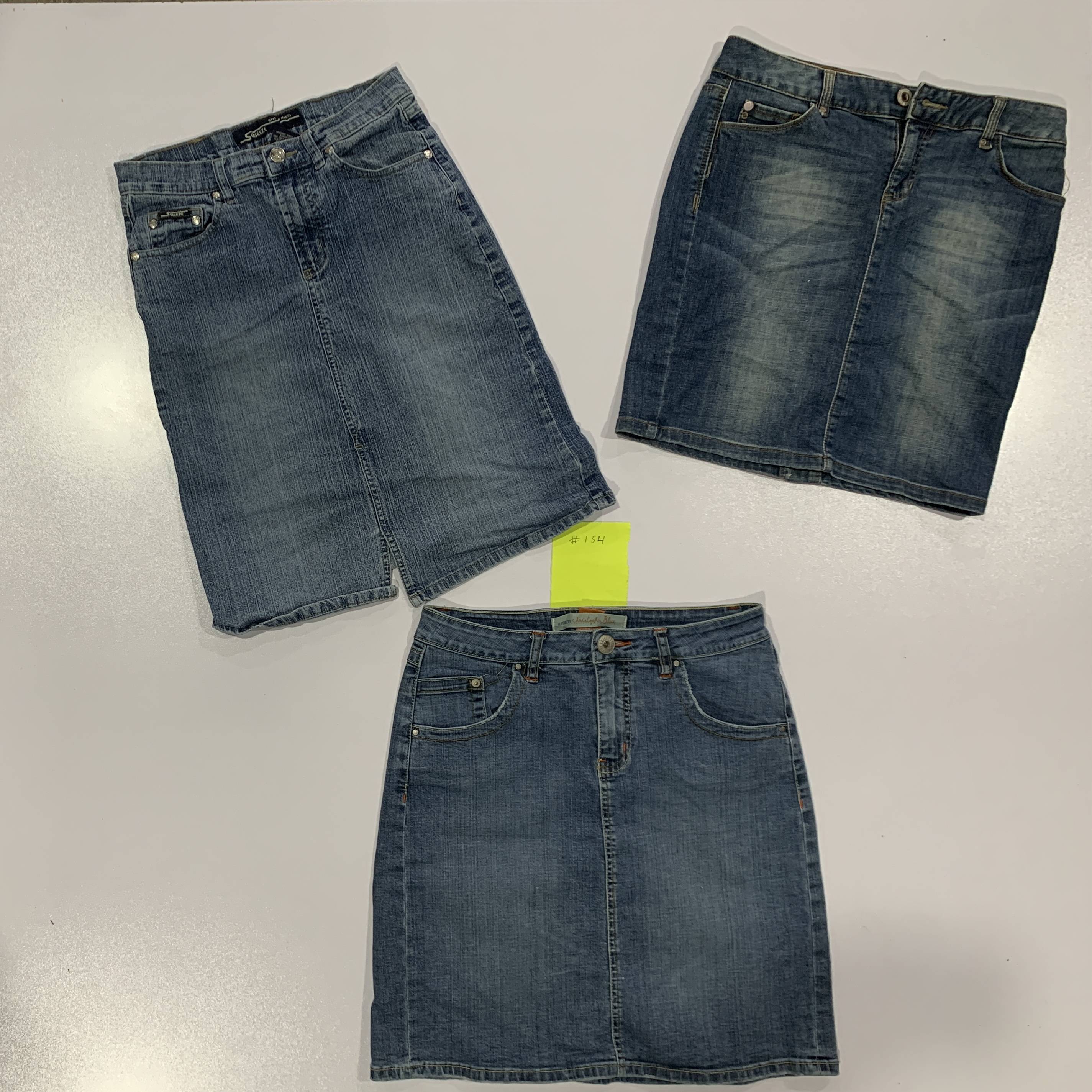 Jupes midi en denim Y2k 2024 #154