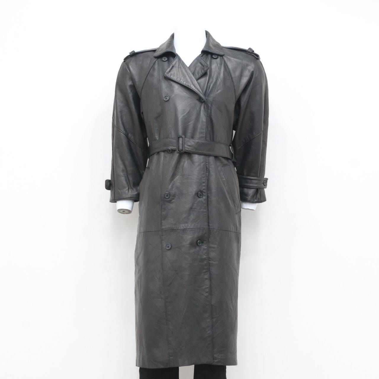 Y2K 2024 HE057 Manteaux trench en cuir de fille de ville des années 90 - 20 pièces