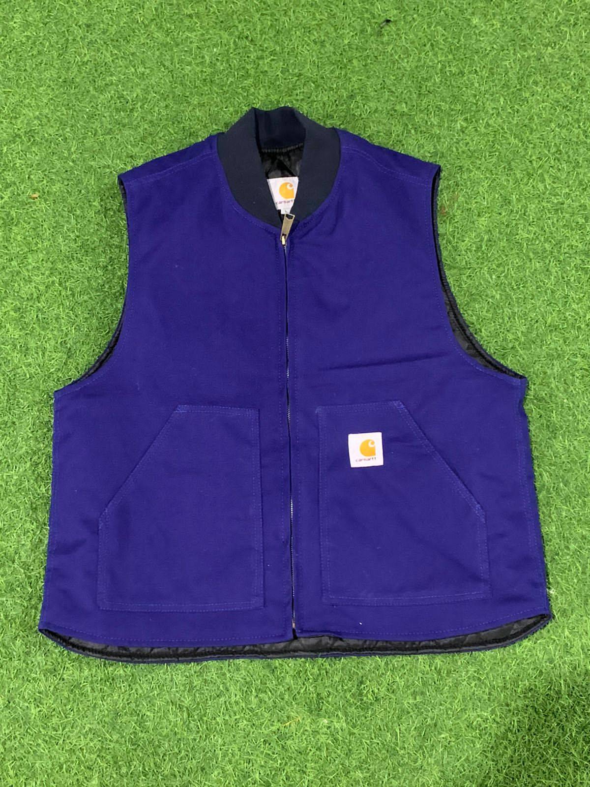 Blue Carhartt vest
