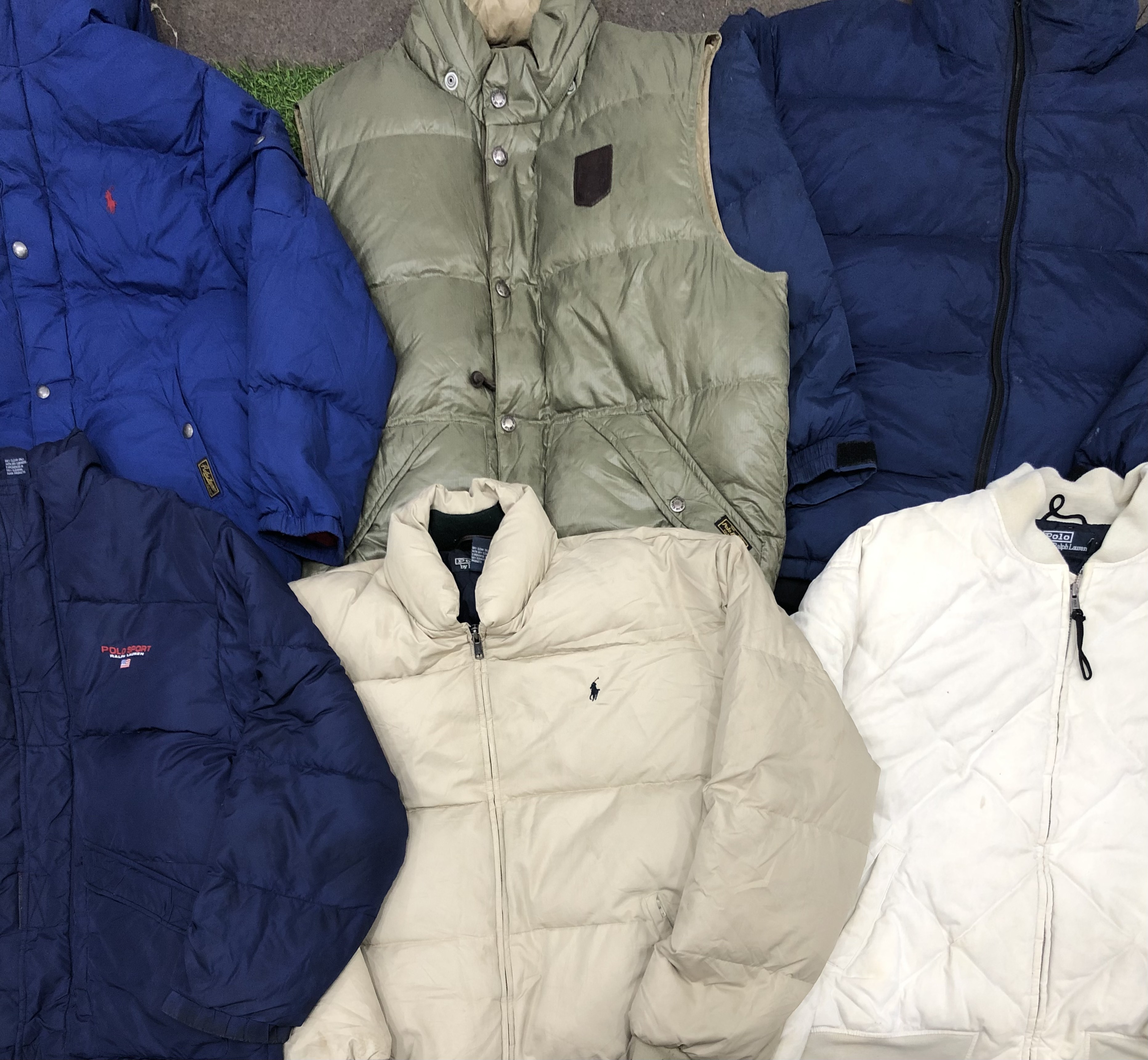 Polo puffer jackets
