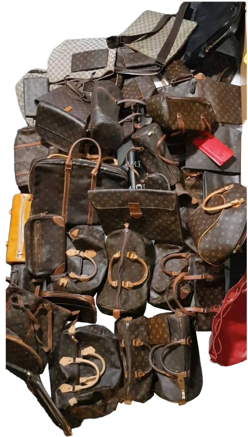 LOUIS Vuitton and Gucci