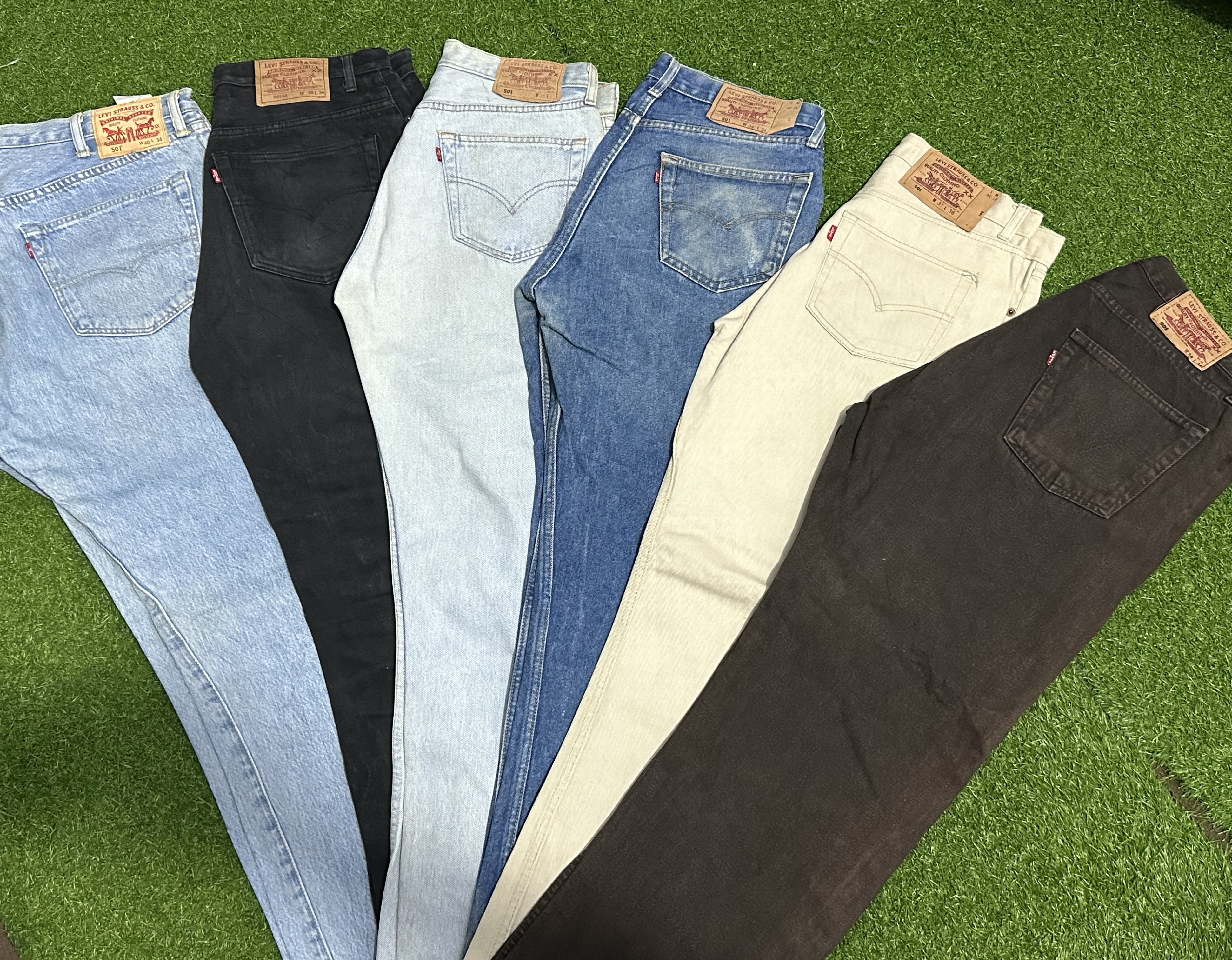 Pantaloni Levi's 501 Jeans con marchio