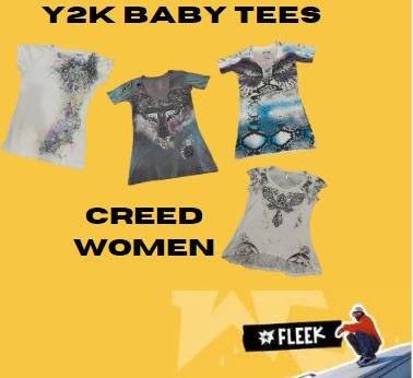 HE106 Y2K Baby Tees - 15 Pcs