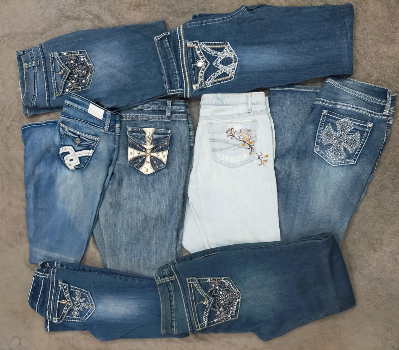 CR1248 Gemischte Flare Jeans - 40 Stück