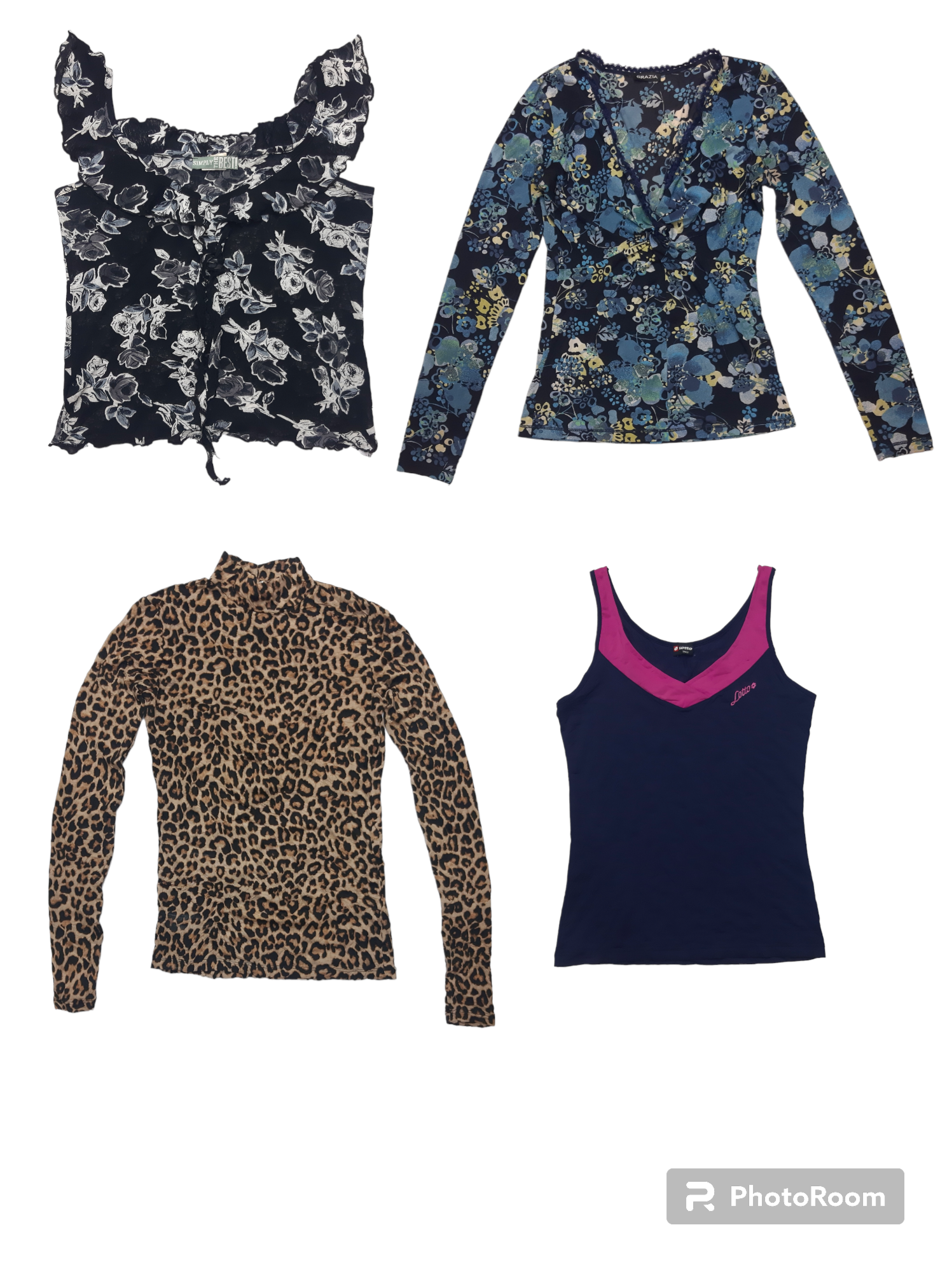 Old School Chic Bundle: Vintage Y2K Tops: WMNS24 (S-127)💥🌟👚