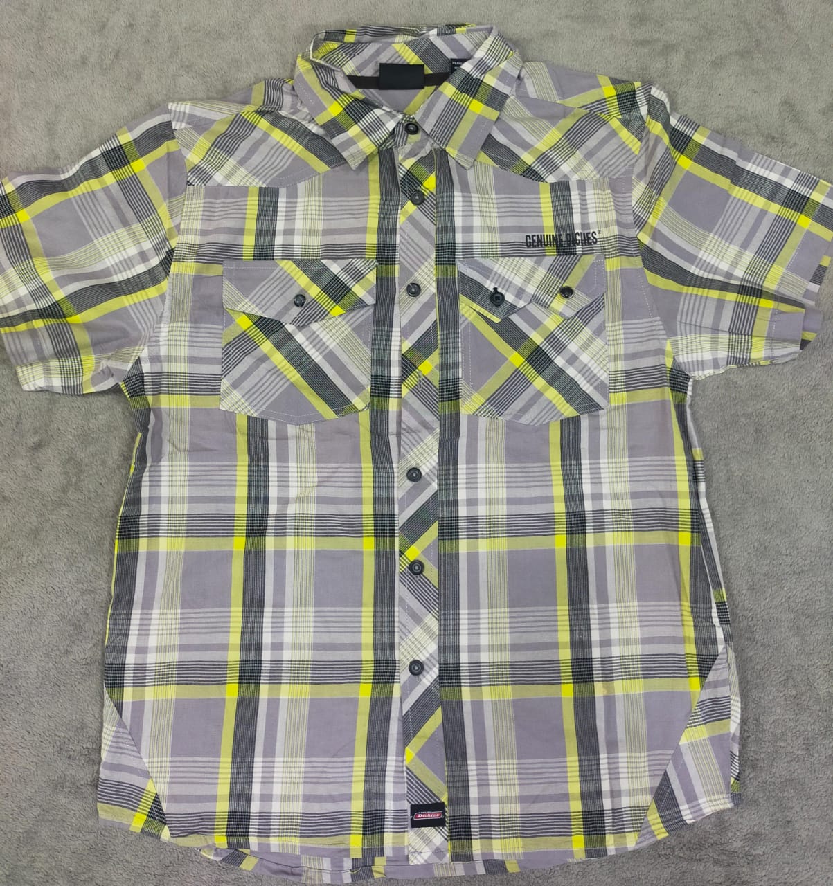 CR1283 Mix Check Dickies Men's Shirts - 40 Pcs