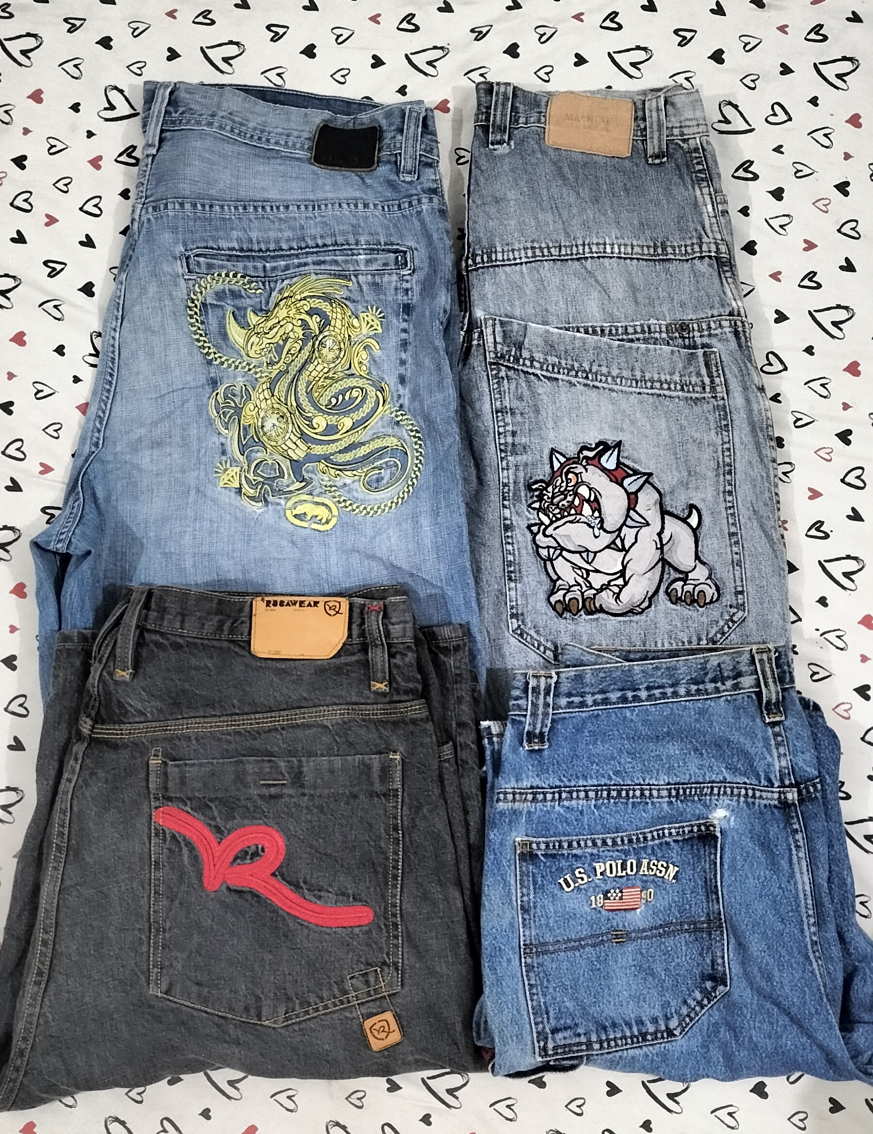 HD Set1 Premium Baggy Designer Shorts - 32 pcs