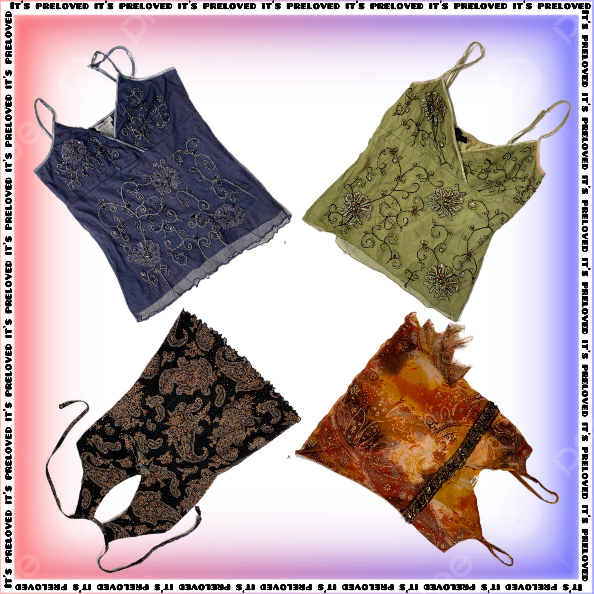 Beaded bliss: Y2k tops (SS-113) | Vintage Wholesale