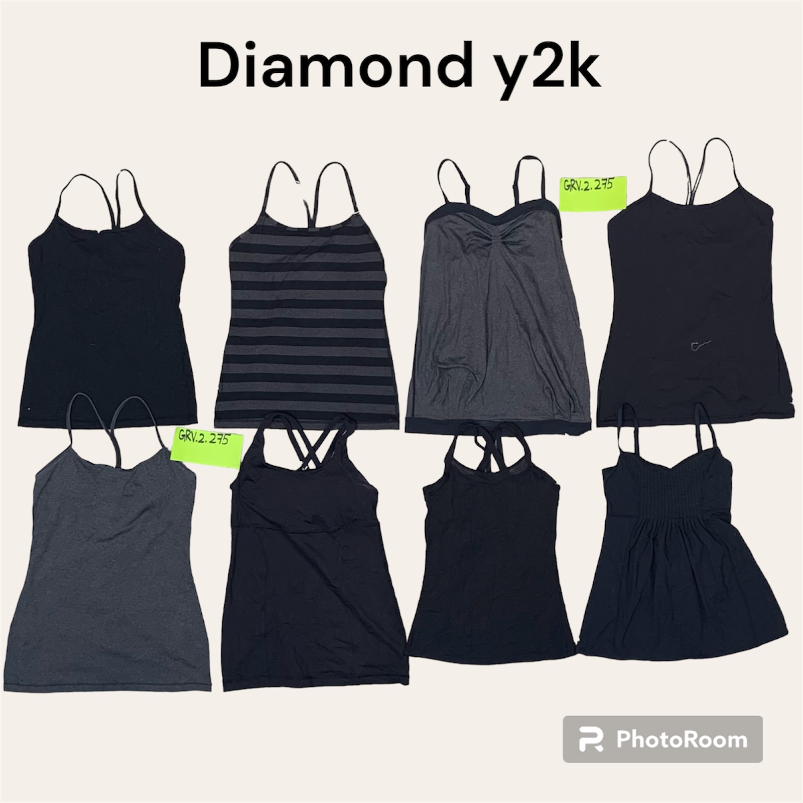 Women’s Lululemon Black Tank Tops (GRV-2-275)