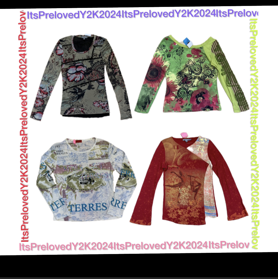y2k Tops and Baby tees Mix(RX-529)