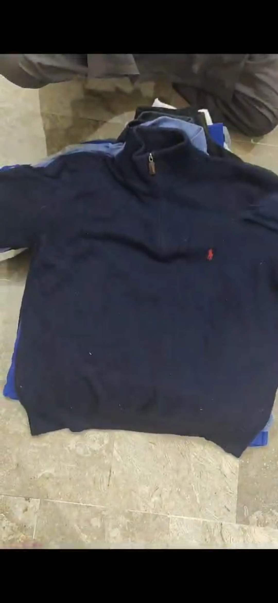 Polo half zip 1/4 30 sweaters 30 pieces