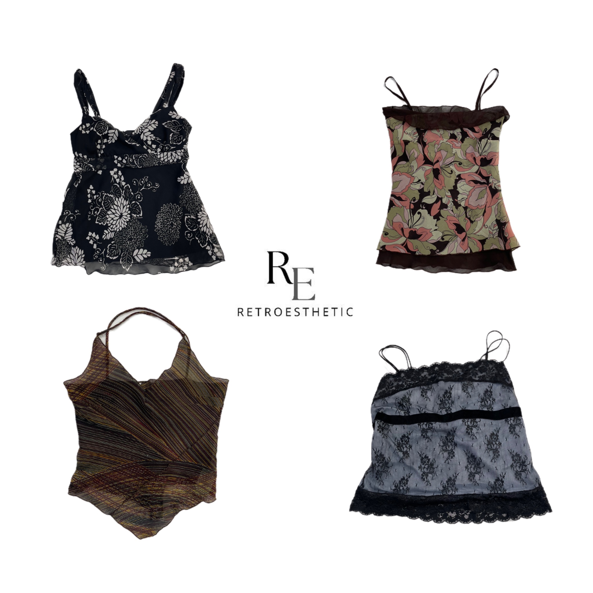 Y2K Grunge Tops (DR-172)