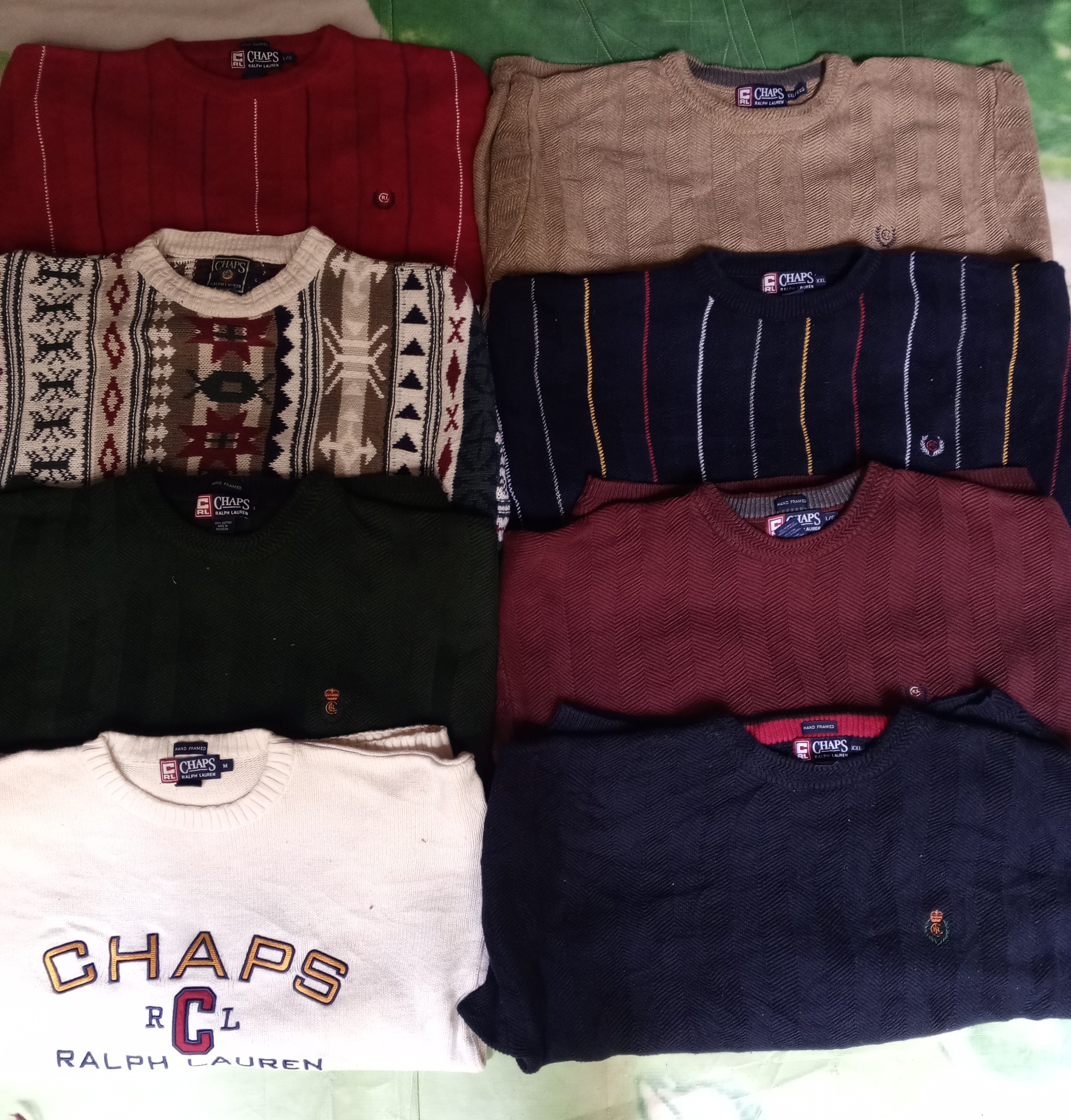 CHAPS RALPH LAUREN SWEATER 21 PCS