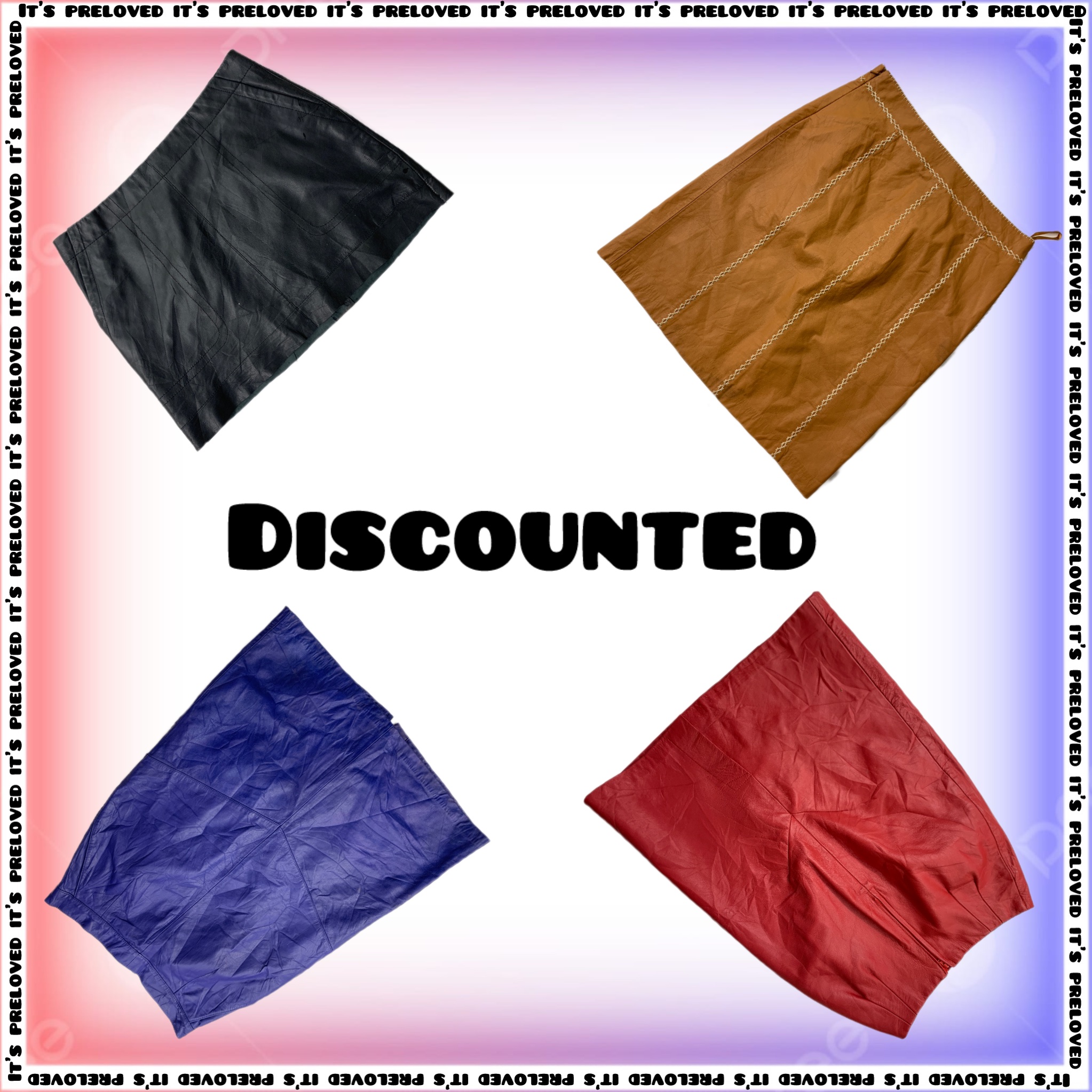 Discounted- Sin city Vibes (leather Skirts) (SS-174)