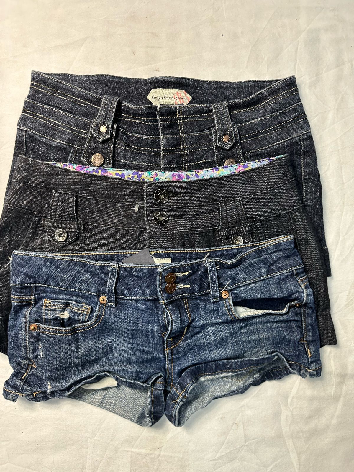 Y2K Denim Mini Shorts