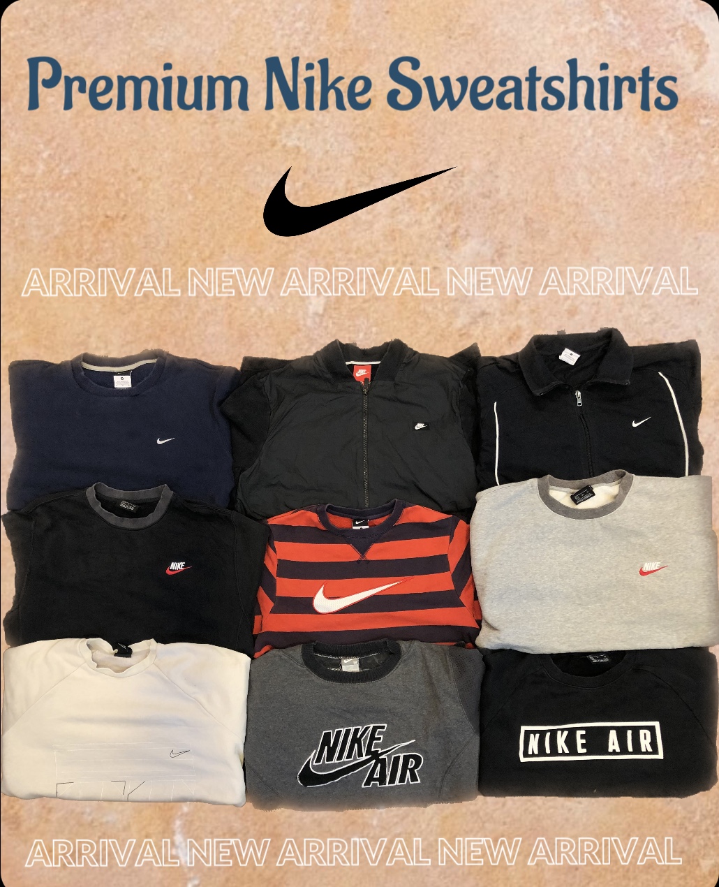 Premium Nike Sweatshirts (Pack of 2)