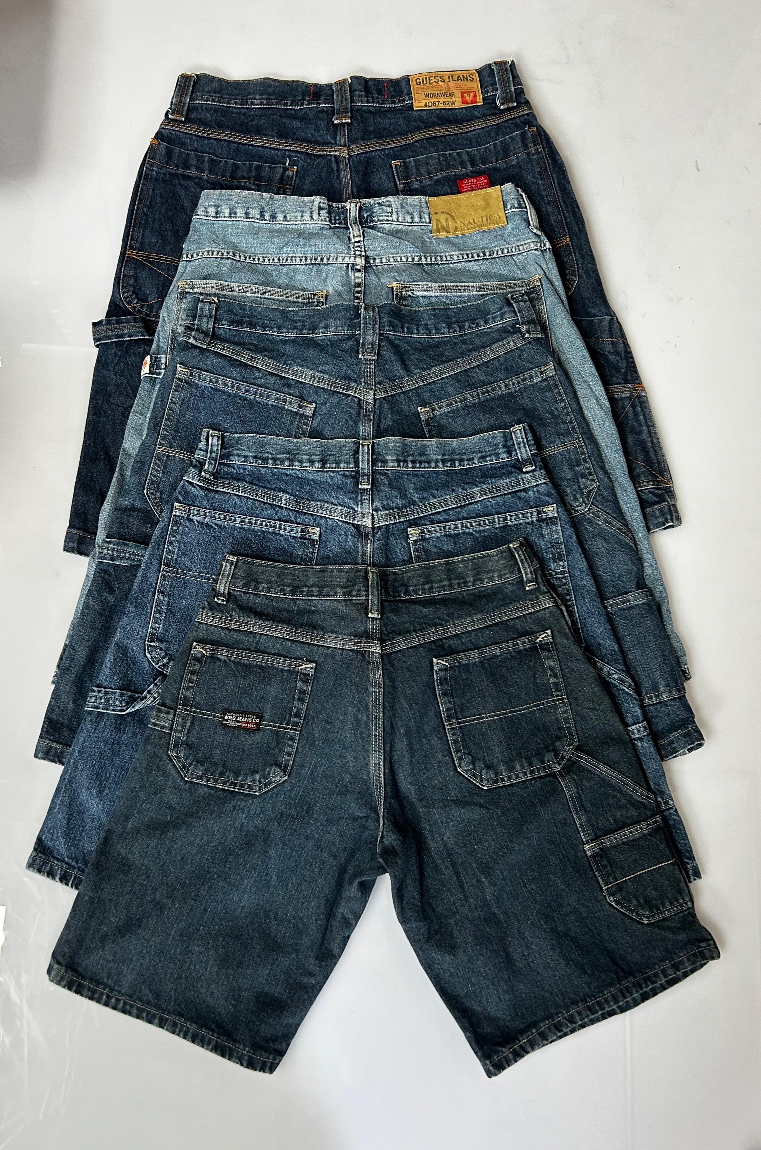 CARGO DENIM SHORTS