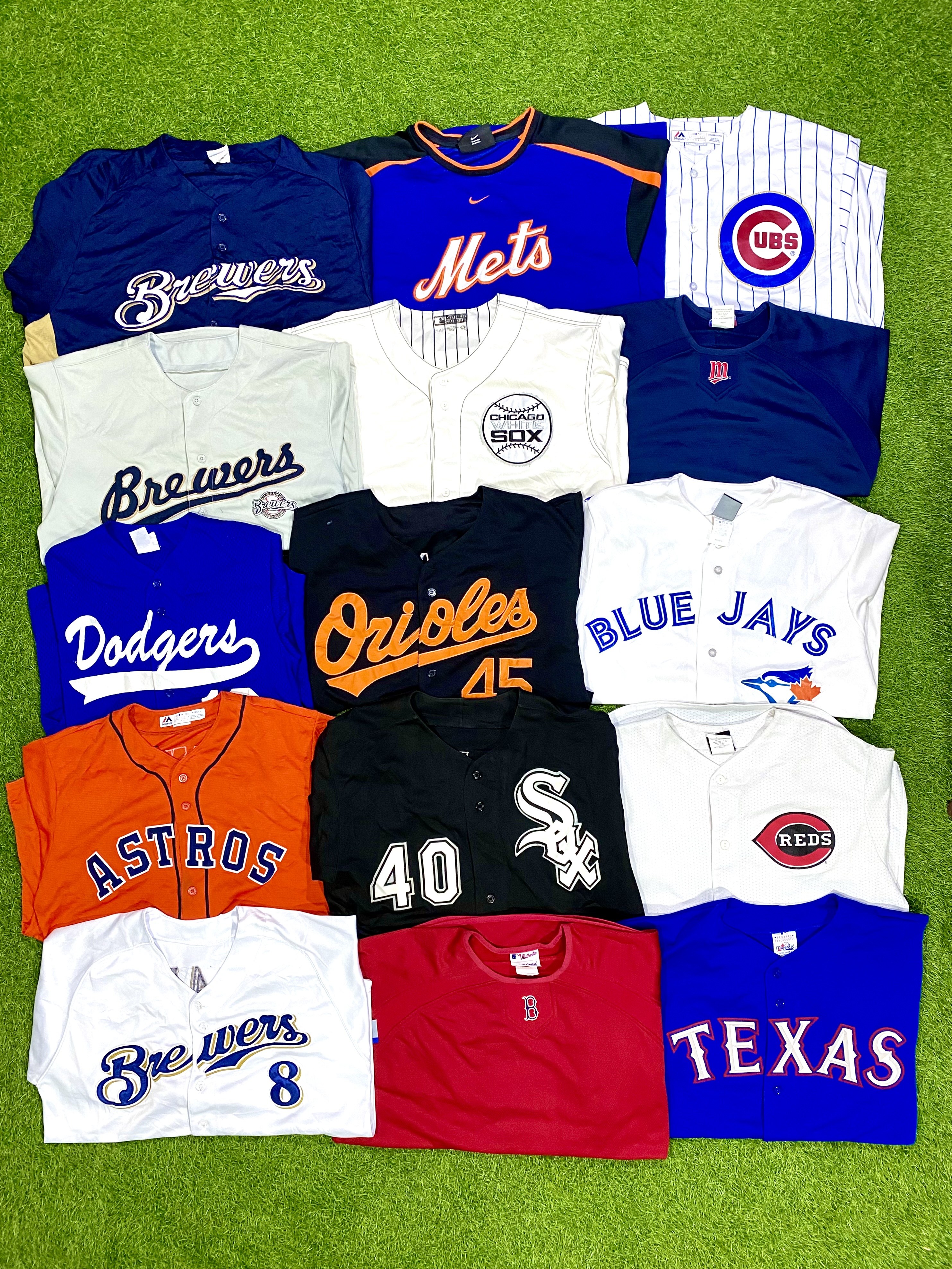 MLB Jerseys - 20 pcs