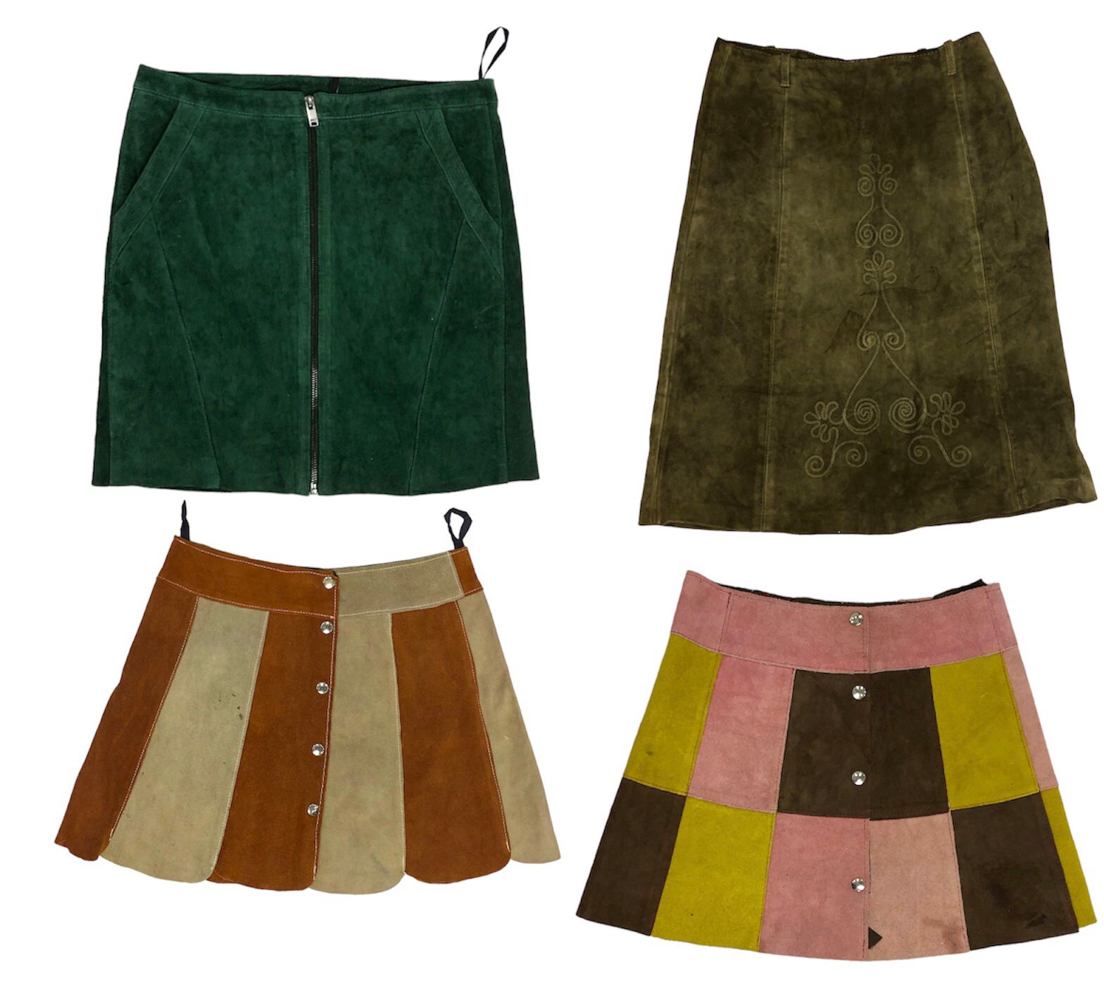 Suede Dream: Y2K Mini Skirt 🌟👗 (S-274)