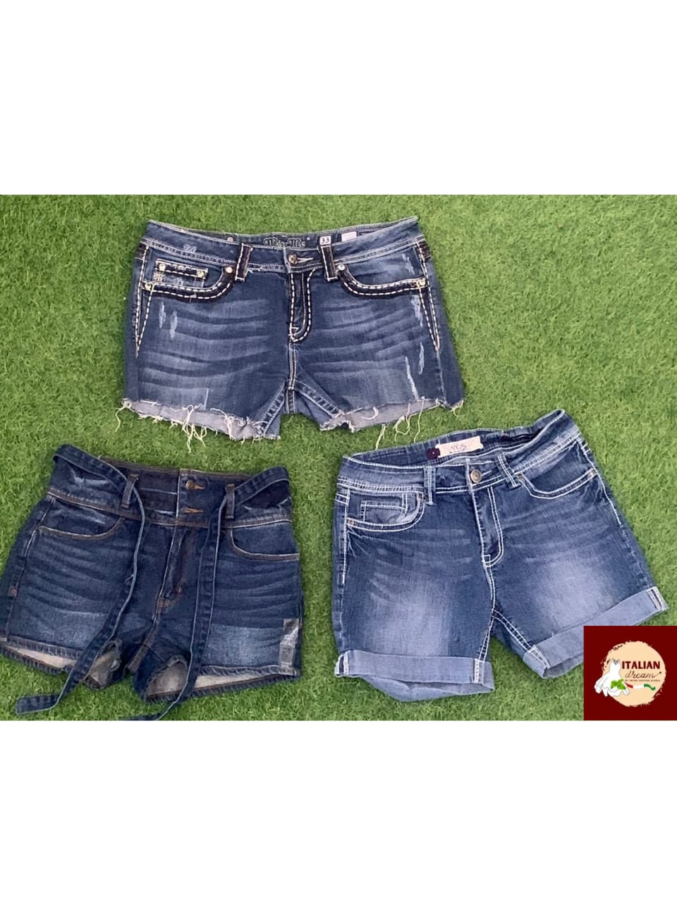 Denim Micro Mini shorts