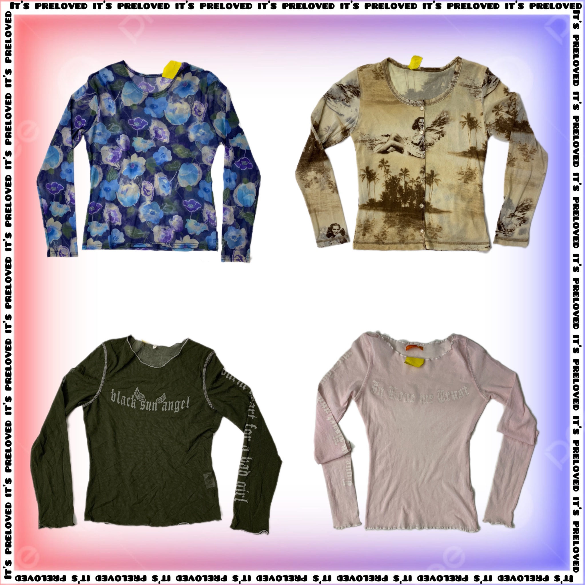 Mesh It Up: Y2K Mesh Top Mix ( SS-227 )