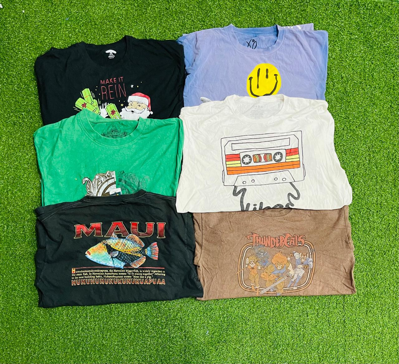 T-shirts imprimés 40 pièces