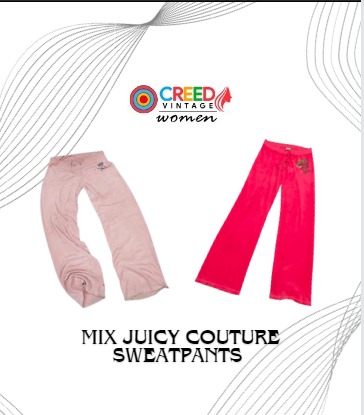 CR1608 Y2K Mix Calças de Moletom Juicy Couture - 15 Peças