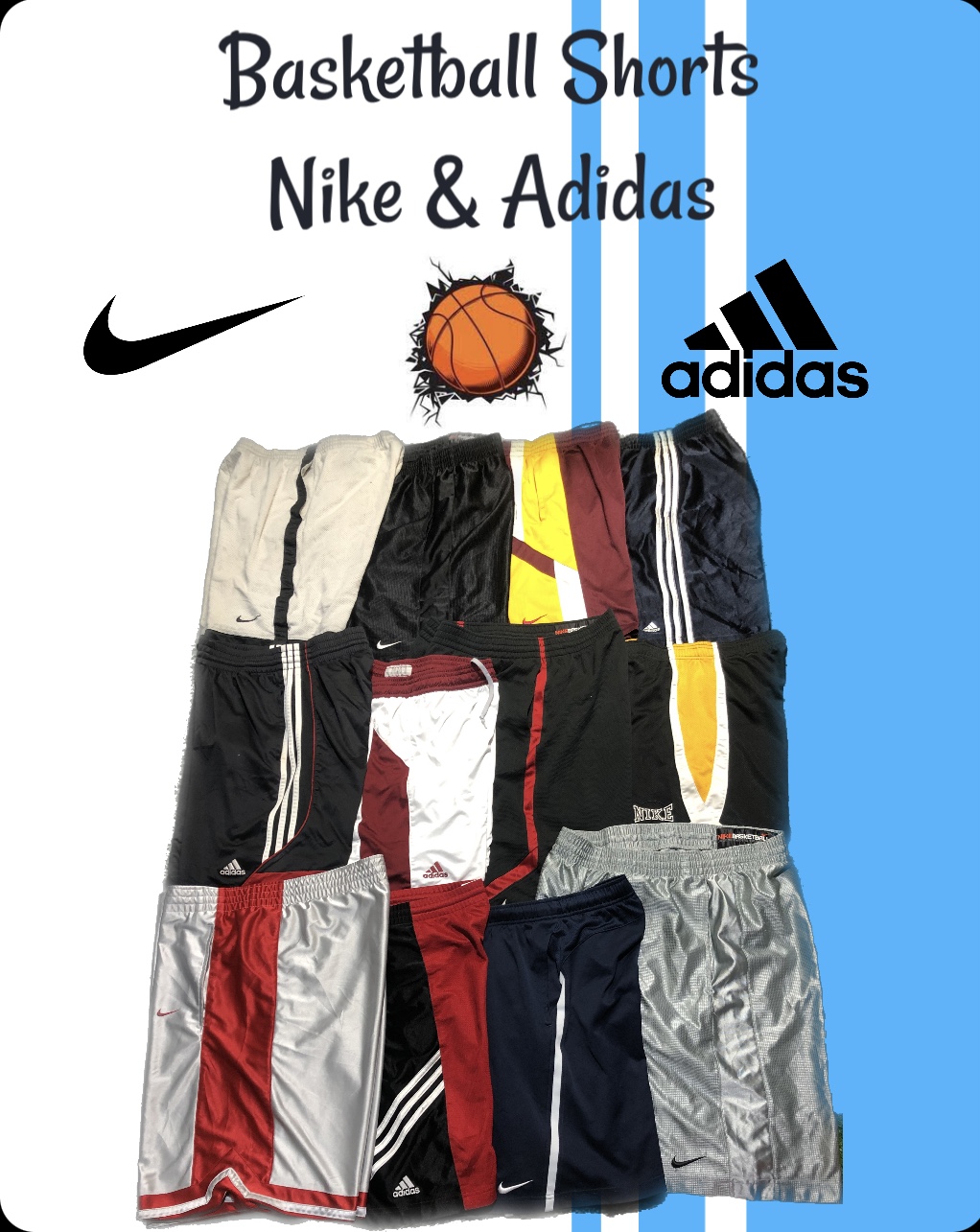 Premium Nike and Adidas Basketball shorts