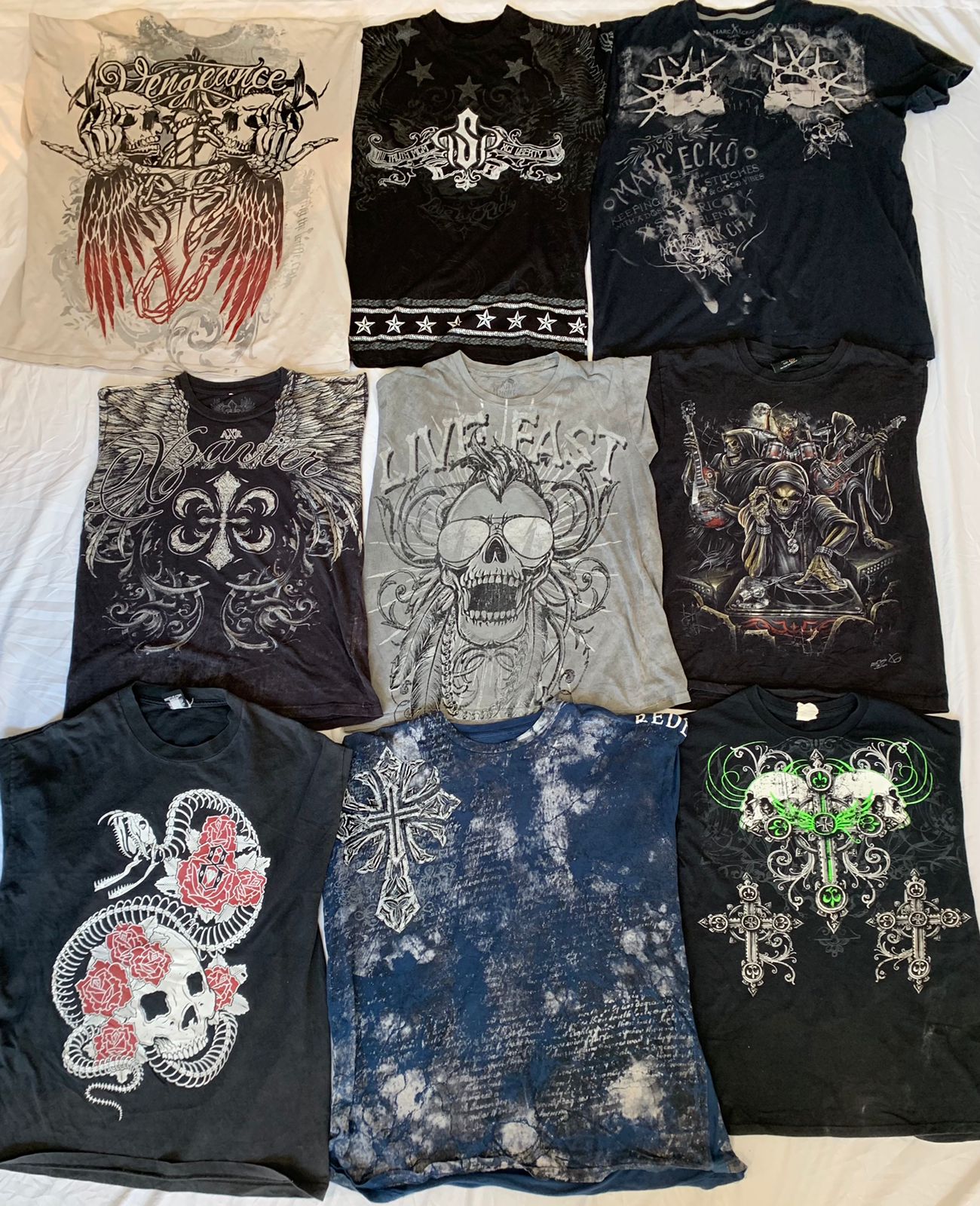 Skull Print T-Shirts