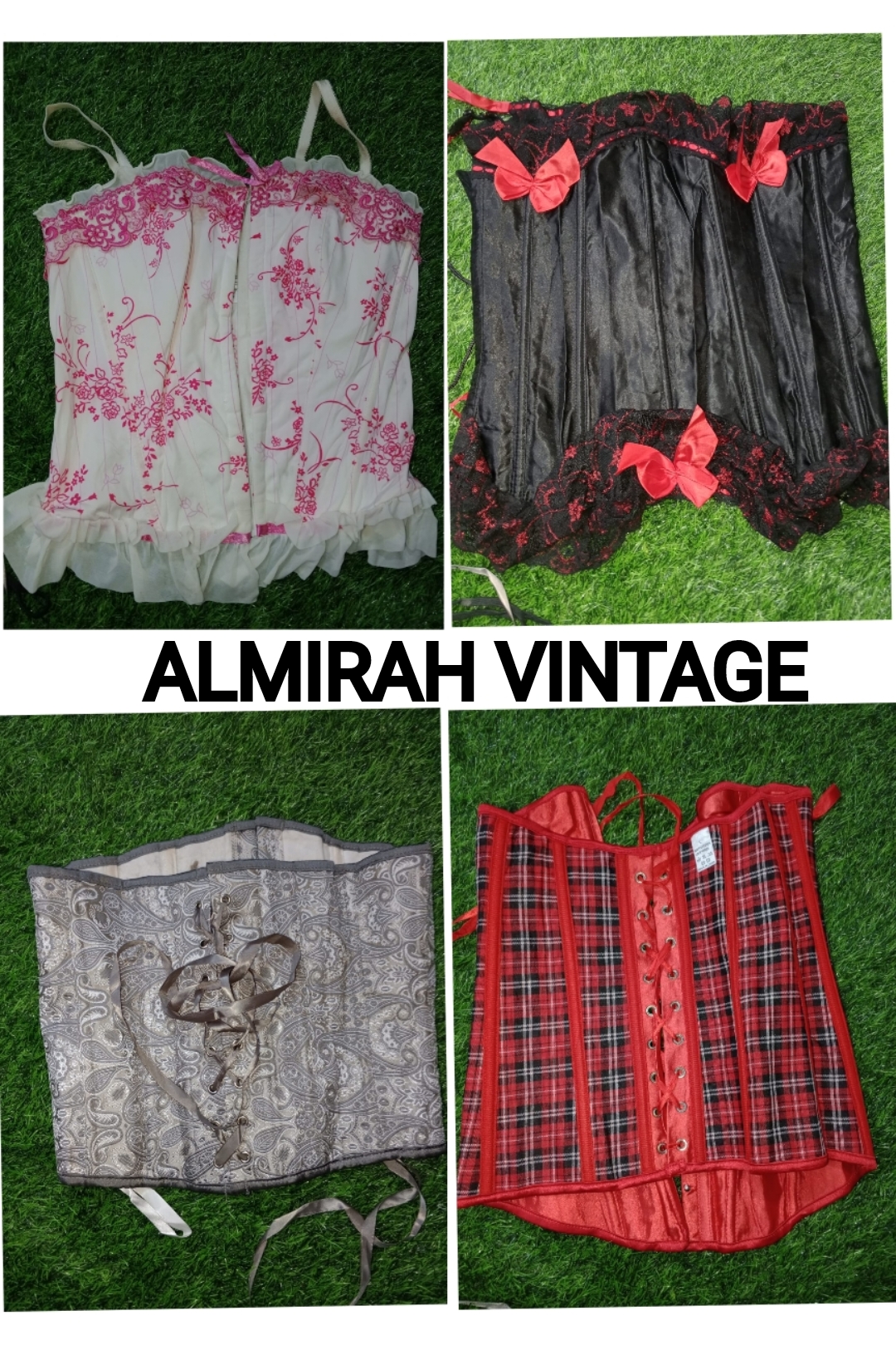 Y2K ITEMS (Lingerie, Babydoll, Camisole Top, Corsets, and More Items) 100 pcs