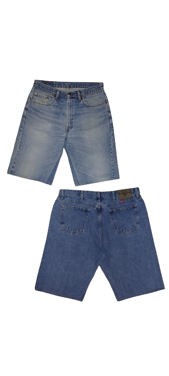 Reworked/Upcycled Branded Denim Jorts