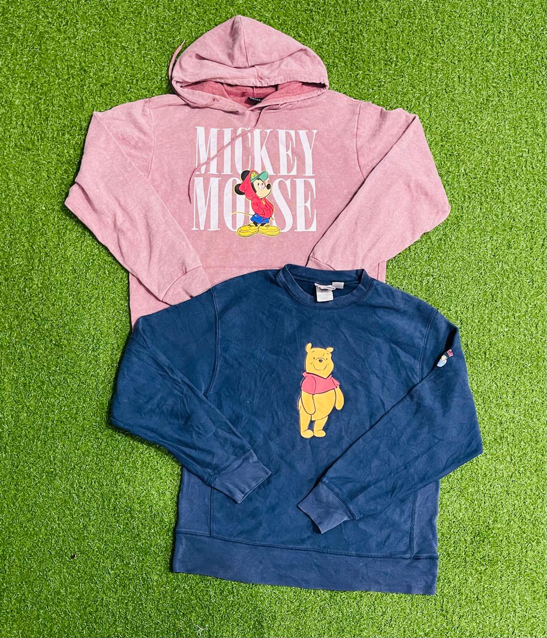 Disney sweatshirt and hoodies 8 pcs