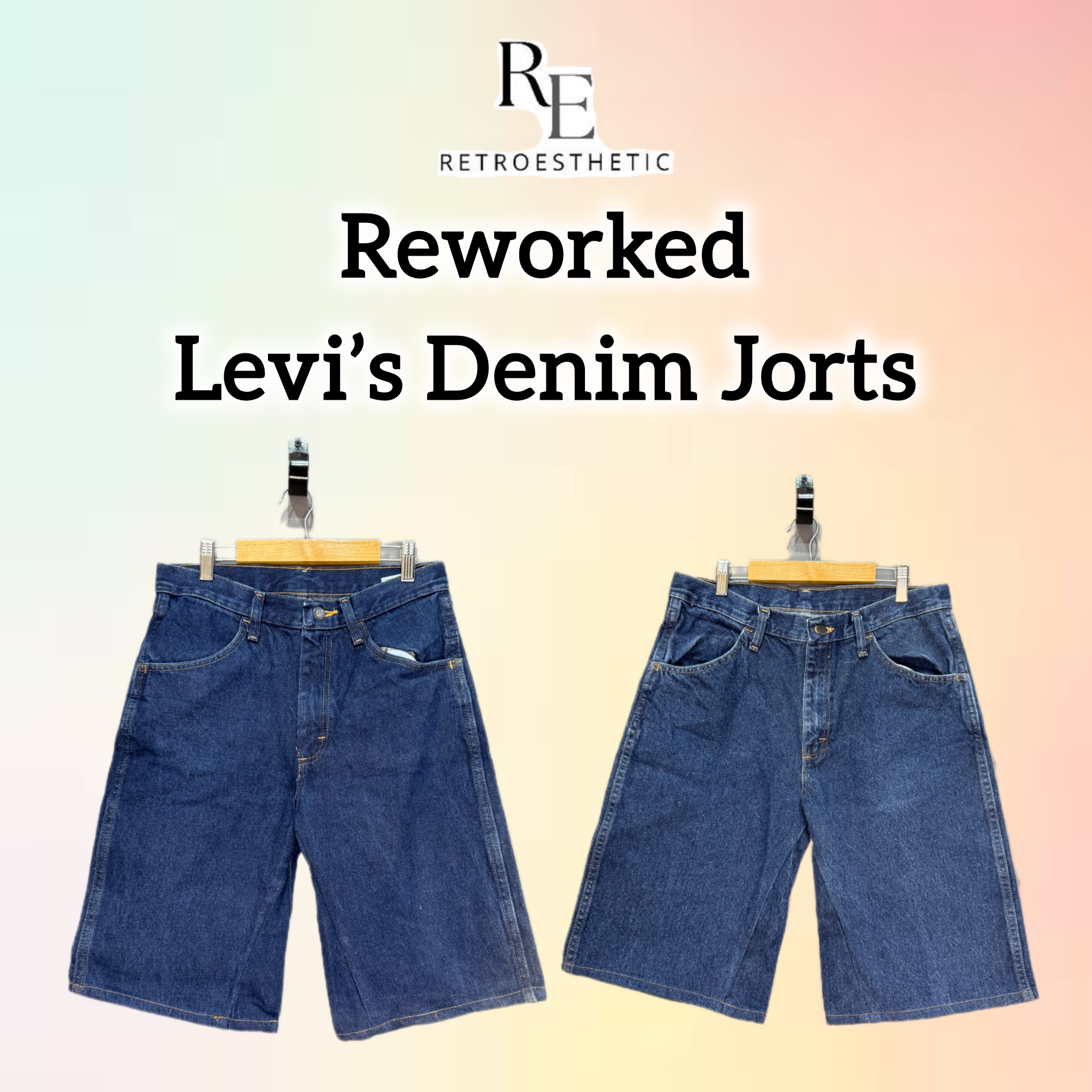 Reworked Levi's Denim Jorts