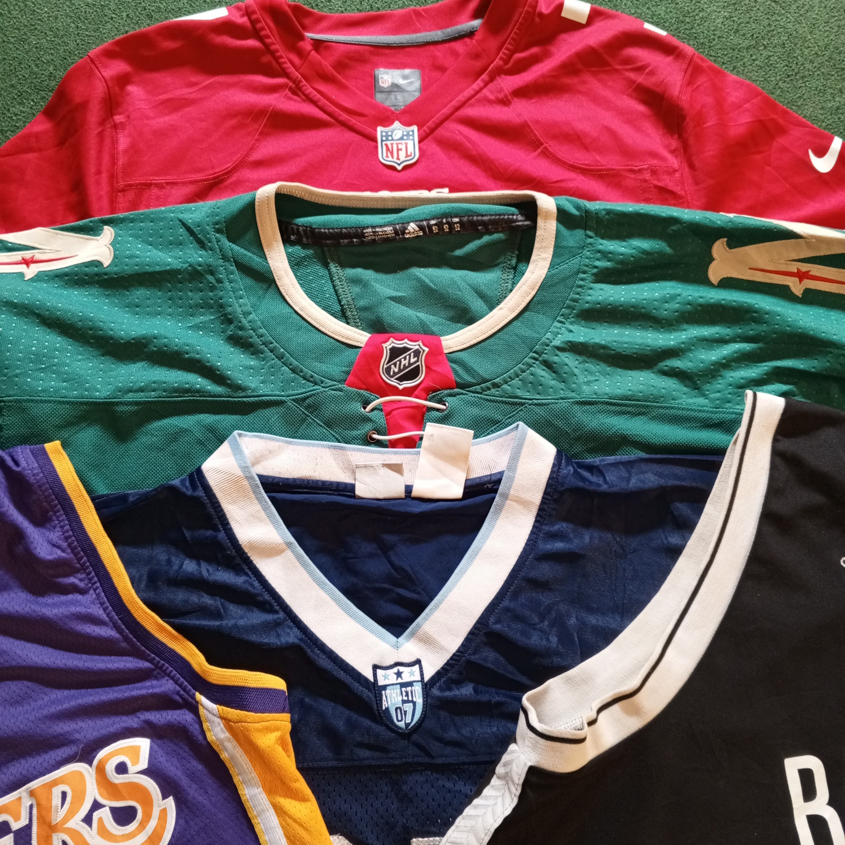 NFL NHL NBA and MLB Jersey