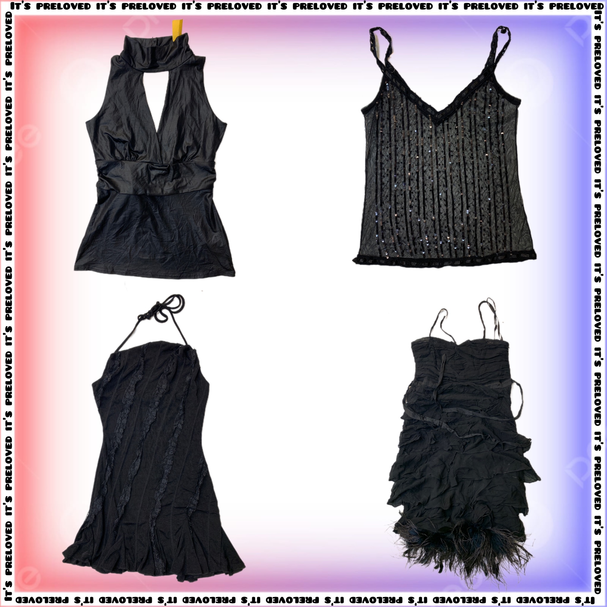 Wednesday Adam’s Inspo Y2K Gothic Dress Bundle (SS-369)