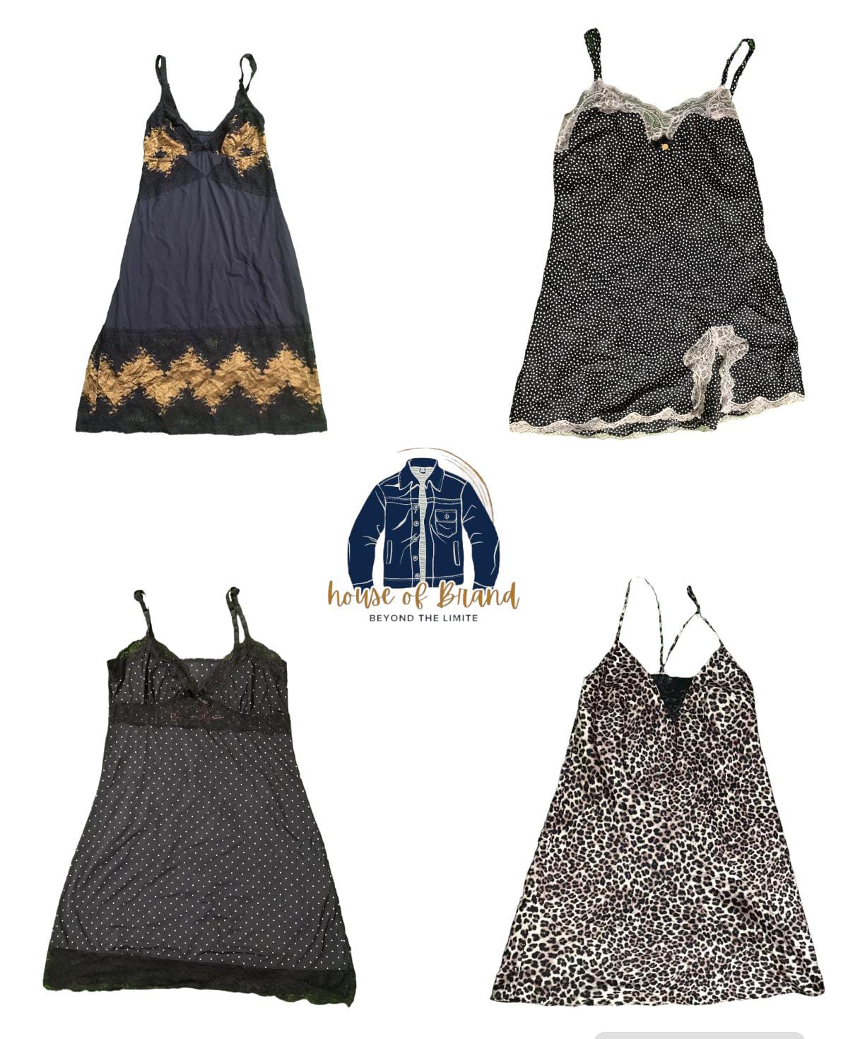 Vintage chic floral Slip Dresses