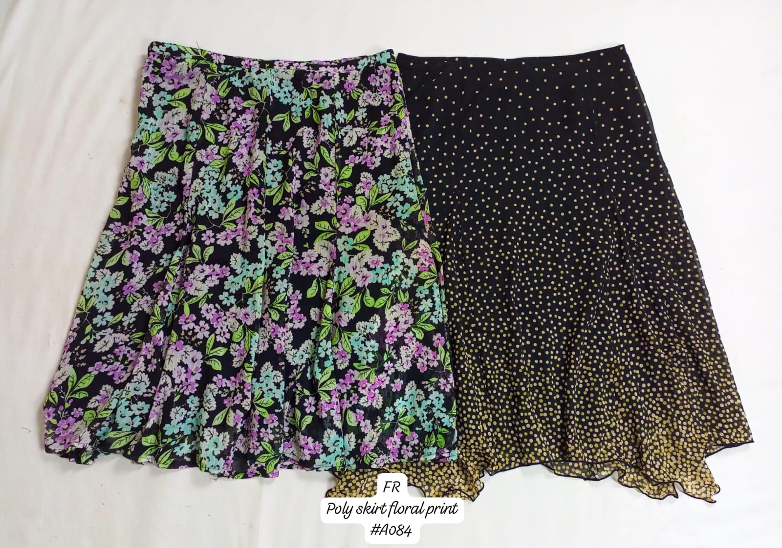 Poly Skirts Floral Print