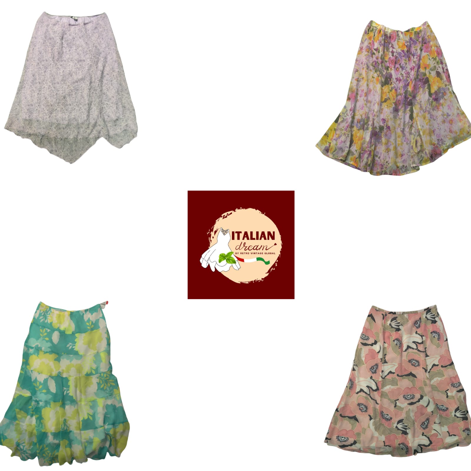 Floral Y2K Skirts