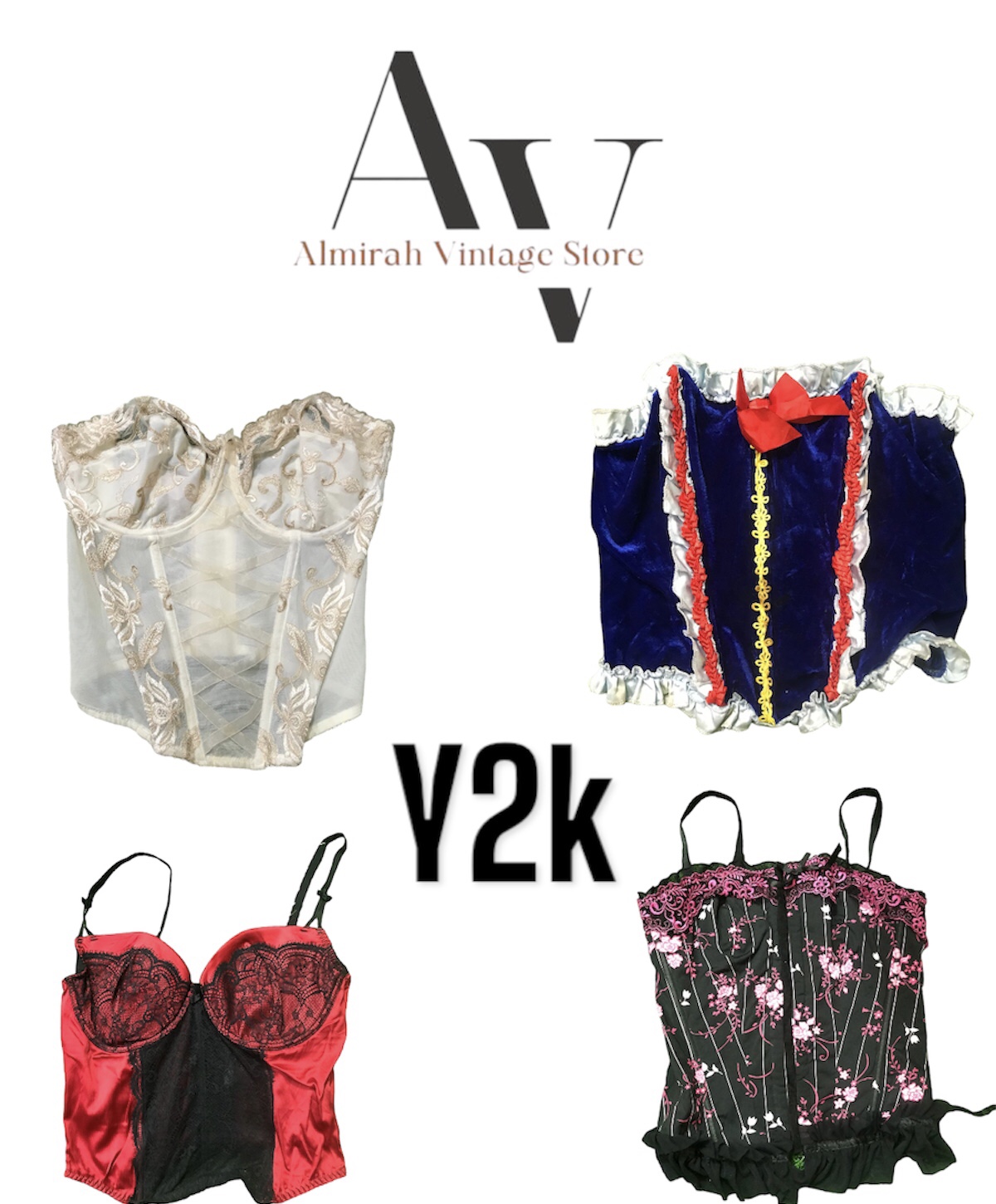 Y2K beautiful corsets top 100 pcs