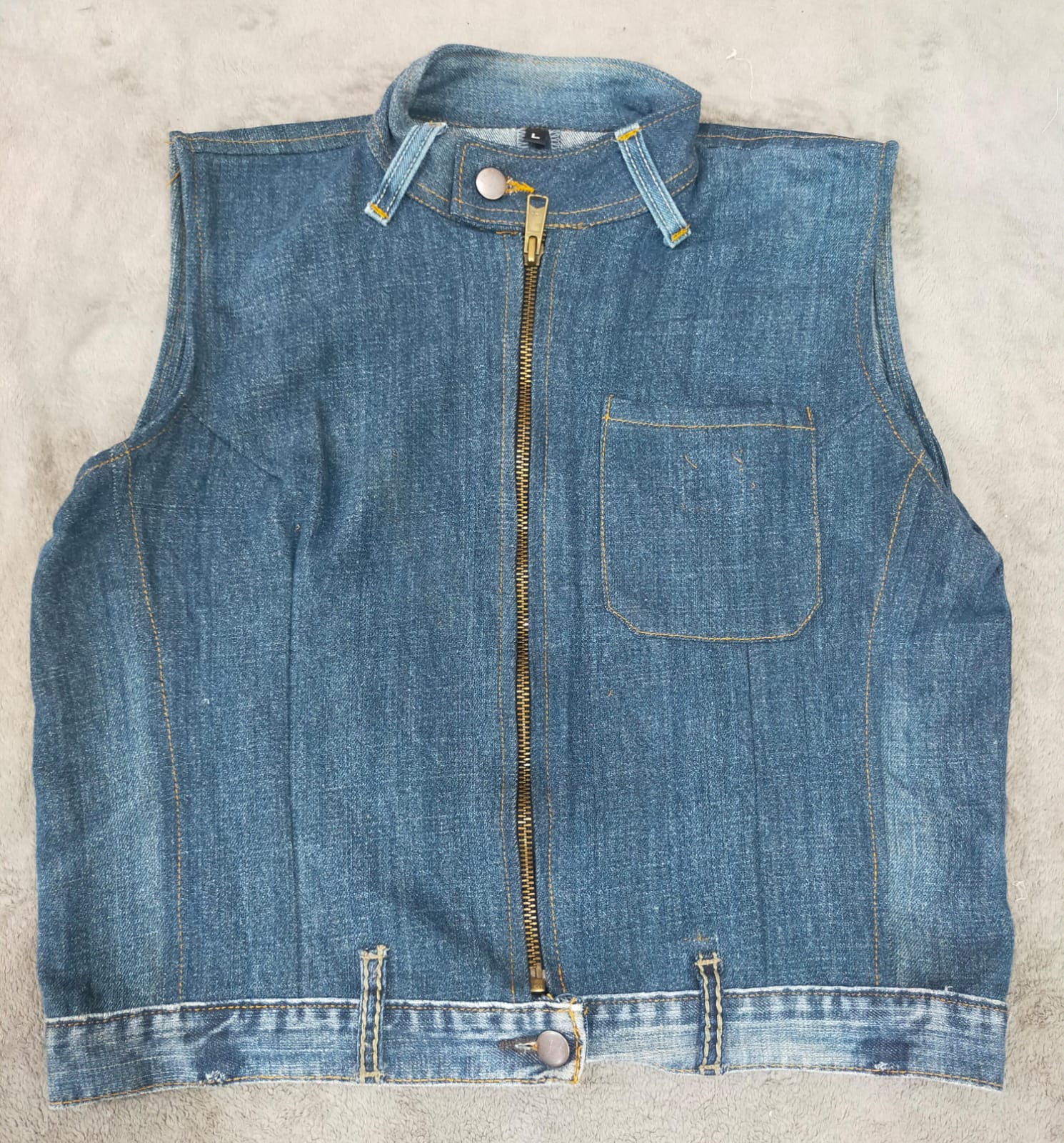 CR1861 Haut enveloppant en denim à retravailler - 25 pièces