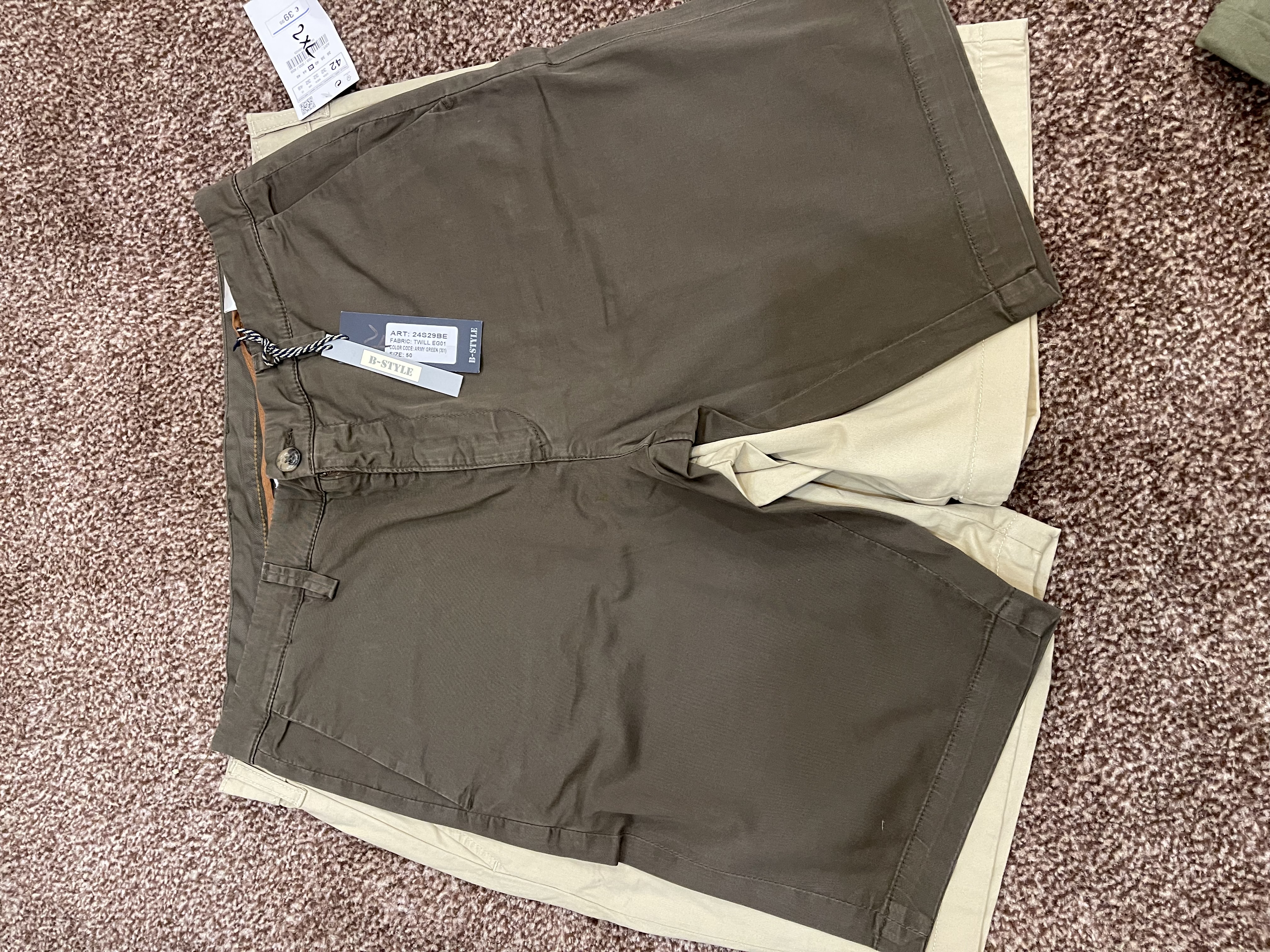 AHS3 Men leftover Chino Shorts 50 pcs
