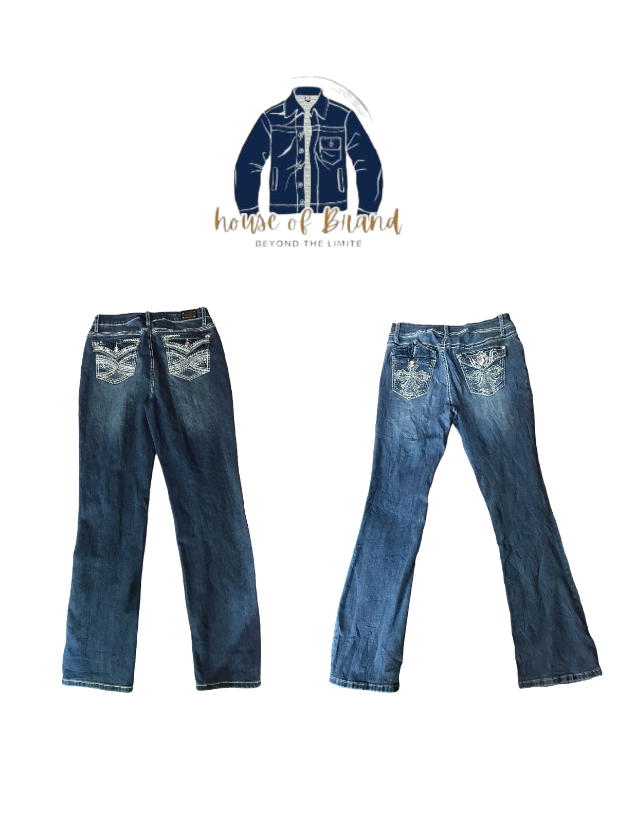 Eleganter Stil von Flare-Jeans