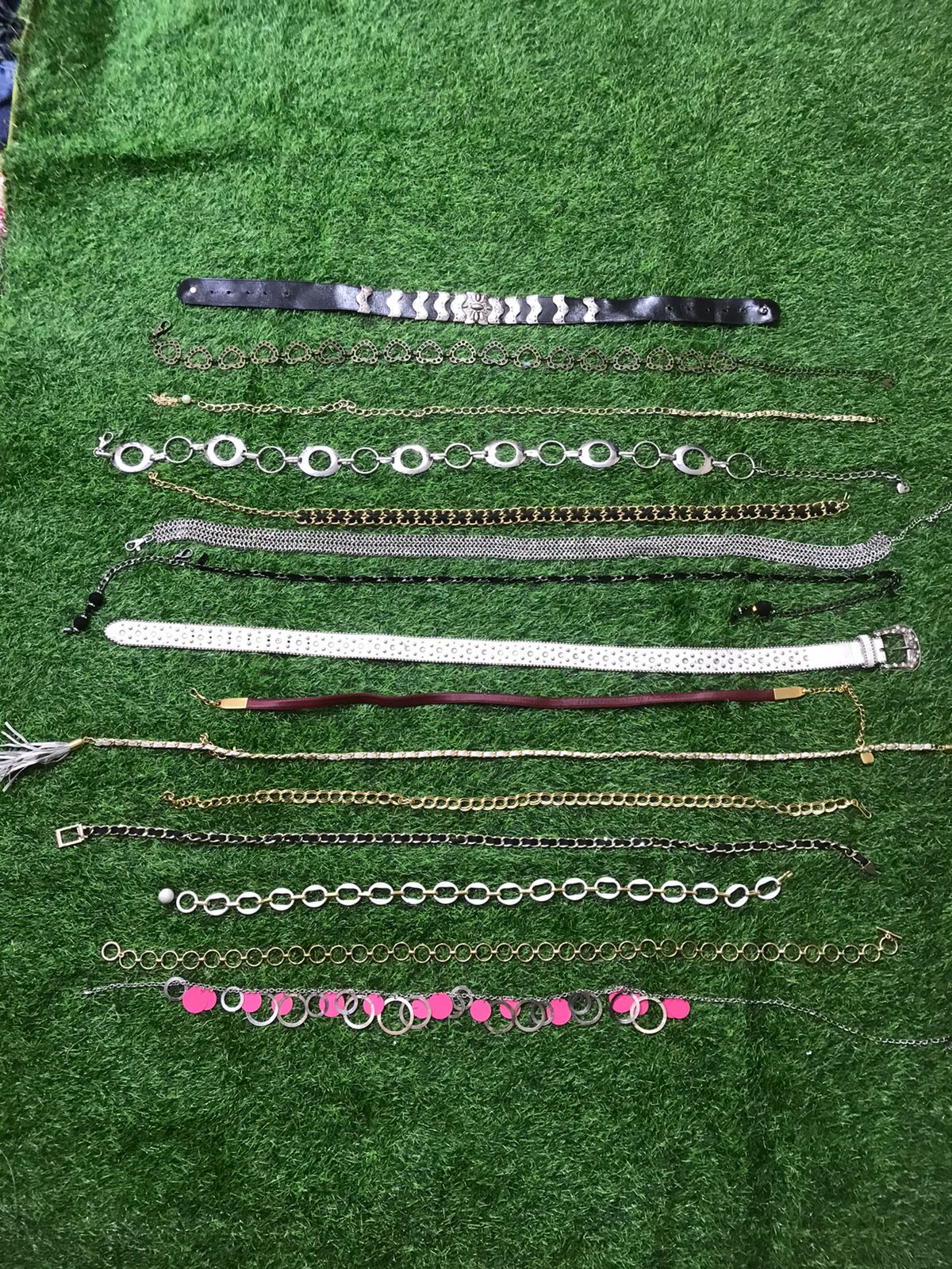 Unique and antique design of chain belts