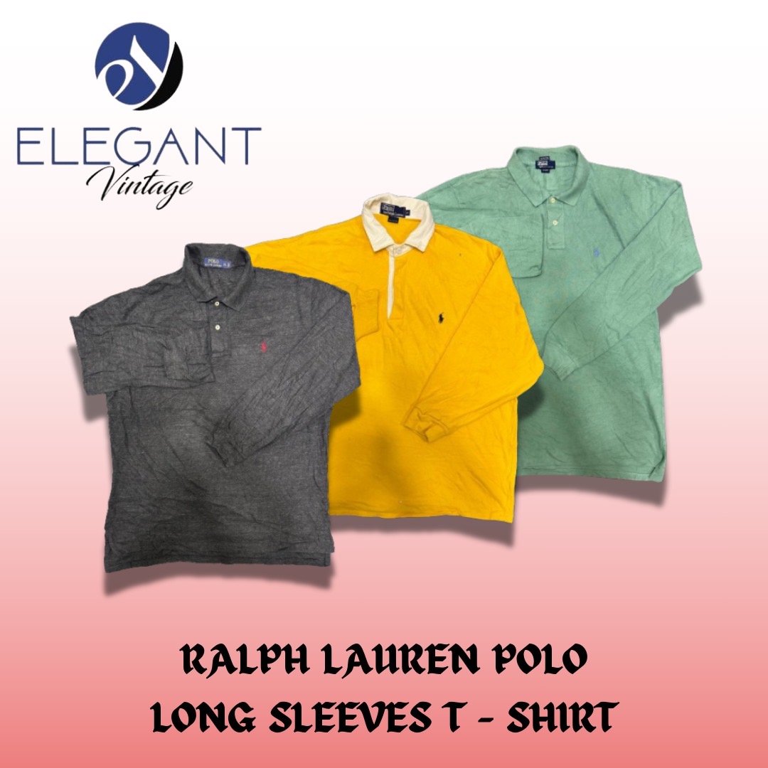 Ralph Lauren Polo T - Shirt Long Sleeves - 11 Pieces