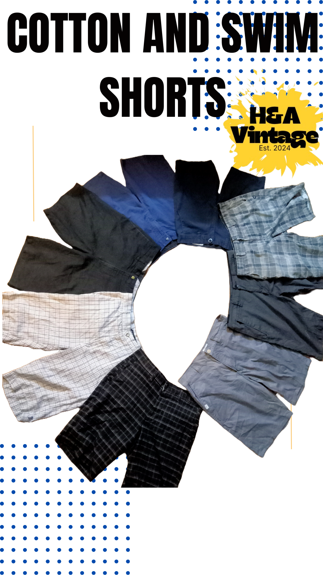 SHORTS EN COTON MARQUÉS